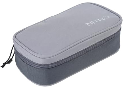 Nitro Pencil Case XL Inkl. Geo Dreieick & Stundenplan, Federmäppchen, Schlampermäppchen, Faulenzer Box, Federmappe, Stifte Etui