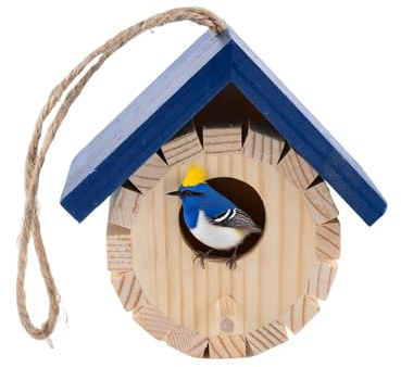 Nistkästen Für Wildvögel, Vogelhaus Zum Aufhängen Für Gartenvögel,Nistkasten Für Vögel Für Draußen Wetterfest, Spatzen Und Andere Wildvögel,Dekoratives Vogelhaus für Kolibris