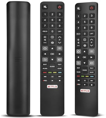 Universal Remote Control RC802N for TCL FFALCON LED 4K UHD HDR Smart Android TVs, Replacement Remote with Netflix Shortcut Key