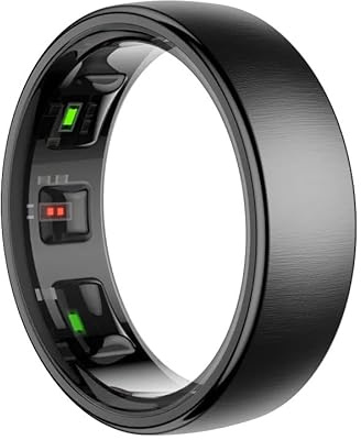 SWZEC Volovivo Anello Smart Con Ricarica Wireless(Nero,10)