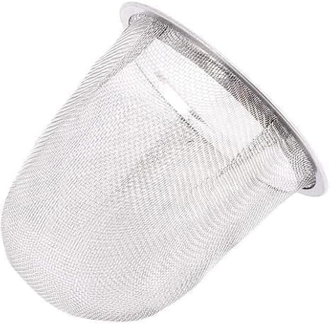 Uovo da tè riutilizzabile in acciaio inox, colino, teiera in metallo, filtro a rete di ricambio, filtro per teiera, 6 cm