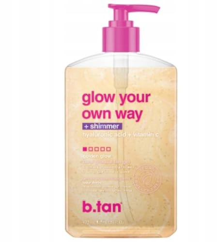 b.tan Glow Your Own Way Shimmer brun brun gel 473 ml för gyllene glöd
