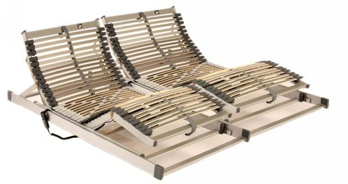 TECHNO-FLEX-Set in 180 x 200 cm --- bestehend aus 2 x Motorlattenrost mit 42 Leisten in 90 x 200 cm --- sofort lieferbar!