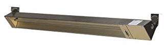 Fostoria TPI Corporation OCH57-240V-SSE Quartz Electric Infrared Heater – Outdoor/Indoor Rated, Stainless Steel Housing, 3000W, 240V, Overhead Heating Equipment, 57 x 6 x 6.5 inches