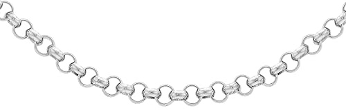 Tuscany Silver Damen Sterling Silber Rund Belcher Halskette 4.3mm
