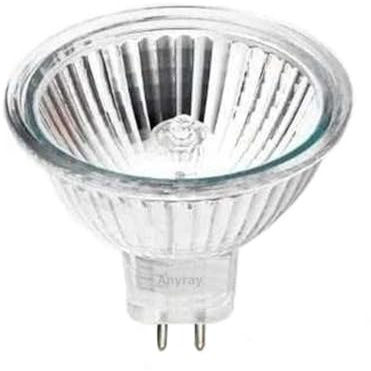 Anyray 3 Pack BAB 20w 12V MR16 FL36 with Cover Lens Light Bulbs