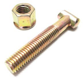 10 x Hammerkopfschrauben M 14 x 68 mm + Bundmuttern SW 22 verzinkt