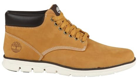 Timberland Bradstreet Leather Sensorflex, Bottes Chukka Homme, Jaune (Wheat Nubuck), 43 EU