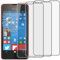 ebestStar - compatible with Microsoft Lumia 550 Screen Protector Premium Tempered Glass, x3 Pack anti-Shatter Shatterproof, 9H 3D Bubble Free [Lumia 550: 136.1 x 67.8 x 9.9mm, 4.7'']