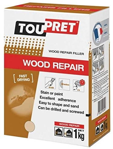 Toupret Quick Drying Powder Wood Repair Filler 2kg