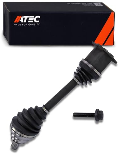 ATEC Germany 1x Antriebswelle vorne links Gelenkwelle | Kompatibel mit: AUDI A3, A3 Cabriolet, A3 Sportback, Q3, Q3 Sportback, TT, TT Roadster, SEAT ALTEA, ALTEA XL, LEON