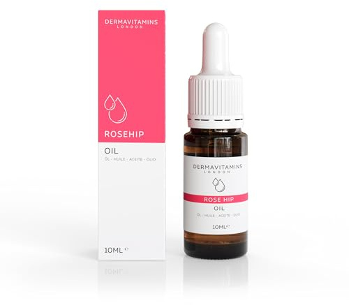 DermaVitamins 100% Organic Cold-Pressed Rose Hip Oil (10ml)