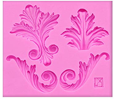 Beiersi Relief Spitze Barock Blumenrebe Silikon Form Fondant Marzipan Tortendeko Ausstecher Seife Backen Mould Dekoration Werkzeug