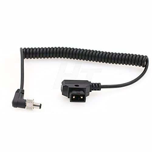 Cavo di alimentazione DC con bloccaggio ad angolo retto per Atomos Shogun Flame e Ninja Inferno, monitor PIX-E7, ricevitore Lectrosonics