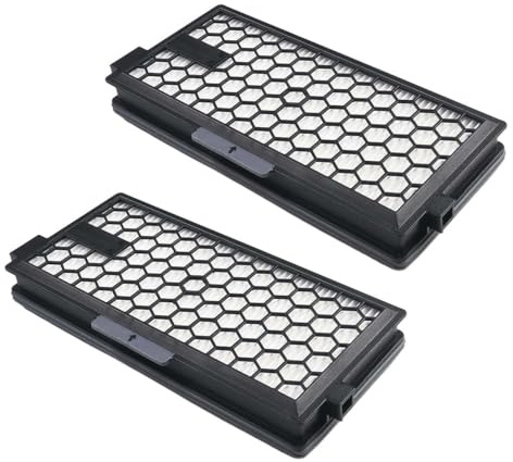 2 stycken/set aktiva filter som SF-HA 50 HEPA AirClean dammsugarfilter för Miele SF-50 (SF AH 50)/7226150 Miele SF-50 (SF AP 50) typ S4 S5 S6 S8 & S4000 S5000 S6000 S8000 0