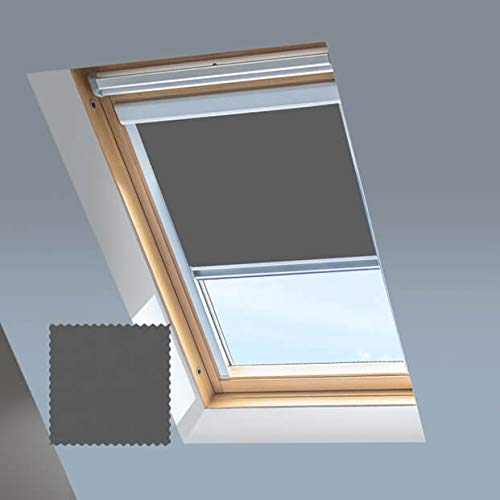 Classic Roof Blinds für Velux Dachfenster, Verdunkelungsrollo, Fenstercode PK08, Grau