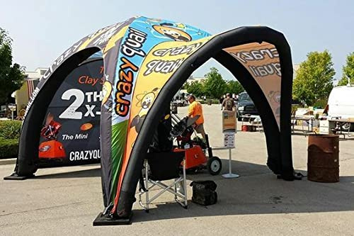AIR TIGHT Inflatable Commercial Event Beach Marquee Tradeshow Tailgating Tent (Size: 12x12x10ft.)