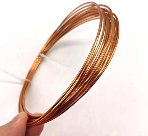 Xuulan Magnet Enameled Copper Winding Wire 44AWG 38AWG 30AWG 0.3mm 0.05mm 0.41mm 0.55mm QA-1/155 for Transformer (Color : 1.5mm 5Meter, Size : 1PCS)