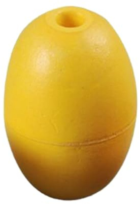 rockible Boya Flotante, boya de Ancla Ligera, Flotador de Cuerda para Aguas Profundas, para Zonas de Parques acuáticos, Muelle, Barcos de natación, Amarillo
