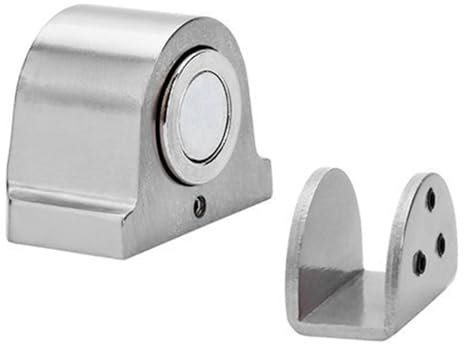 Lmzzdld Saugnapf für Glastüren, Glastür, Lochfrei, Magnetische Absaugung, Anti-Kollisions-Türstopper, Möbelbeschläge, Werkzeuge, Langlebig