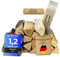 HVR 30 KG Brennholz 100% Buchenholz mit gratis 18 Stück Anzündwolle - Trockenes, naturbelassenes Kaminholz - Scheitlänge 25 cm - Restfeuchte unter 15% - Made in Germany