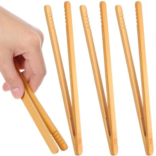 TOYANDONA Kinder Pinzetten Spielzeug Montessori Holz Pinzette 4 Stück Feinmotorik Training Für Jungen Und Mädchen Motorikspielzeug Für Kindergarten Und Zuhause
