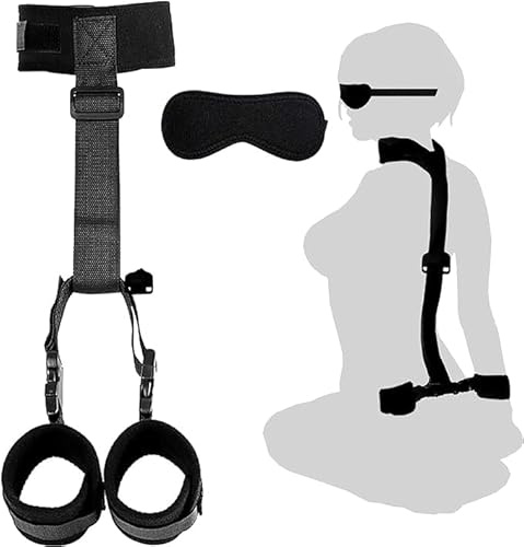 Sex Toýs BDSM Couple Bondage Set, Menottes SM Kits Sextoy Femme Couple et Collier,Jeux Sexuelle Adulte Couple Sextoy,Menottes Sex lit Sex Toys Accessoires