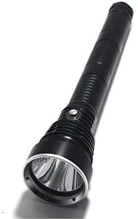 MQDLJSE Linterna de Buceo Linterna de Buceo IP68 con la máxima clasificación de impermeabilidad Luz de Buceo Profesional alimentada por batería 26650 con Cuerda de Mano Linterna superbrill