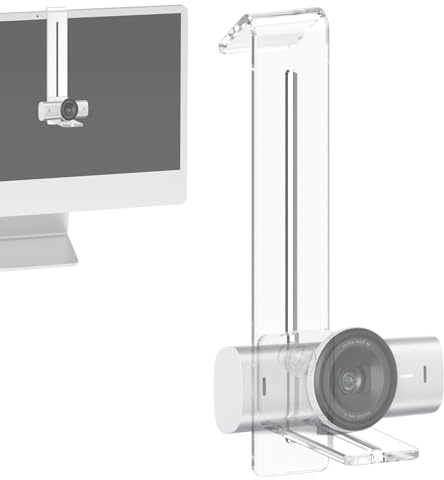TOCCOOL Supporto per webcam per schermo centrale e schermo centrale, posiziona la webcam ovunque sul monitor, schermo del laptop, compatibile con webcam Logitech MX Brio, C920x, C922, C930