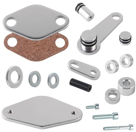 Hugwish Kit valvola EGR per motori diesel B47 2.0L, guarnizione valvola EGR sostituzione soppressione compatibile con F20, F21 LCI, F22, F23, F30, F31, F34, F32, F33, F36, F10, F11 LCI, G11, G12, F25,