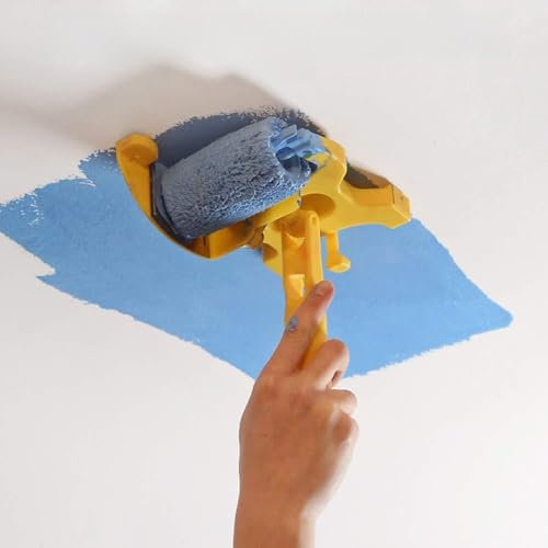 Fictory Pinceau rouleau pour bordure de peinture, peinture rapide et facile, pas besoin de ruban adhésif, parfait pour les portes, fenêtres, plafonds et plinthes, gagnez du temps et obtenez des bords