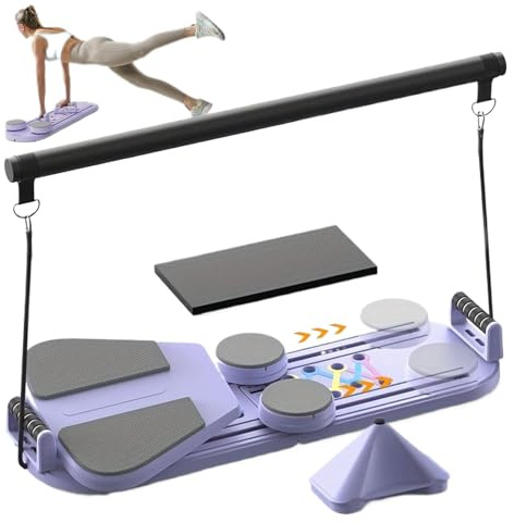 Pilates Reformer – Fitnessgerät – Maschine für Bauchübungen, für Frauen und Männer, Anfänger, Fitness-Liebhaber, Yoga-Übungen, Zuhause, Fitnessstudio, Wohnung