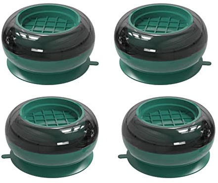 4Pcs Washing Machine Base Foot Pads Rubber Non Skid for Washing Machine Home Green