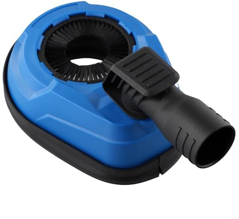 Housse anti-poussière pour marteau électrique et perceuse électrique, buse d'aspiration avec joint en caoutchouc pour aspiration, convient aux tuyaux de 26 mm-39 mm, bleu noir plastique poussière Sh
