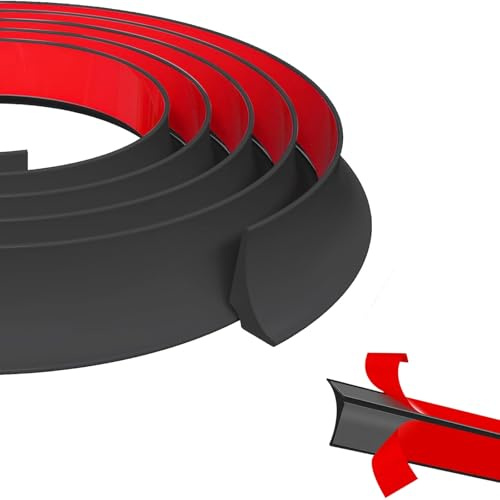 15x15mm Winkelleiste selbstklebend, 3M Schwarz | Abschlussleiste Küchenarbeitsplatte, Wasserdichte Wandabschlussleiste Selbstklebend, Küchenabschlussleiste Küchenleisten