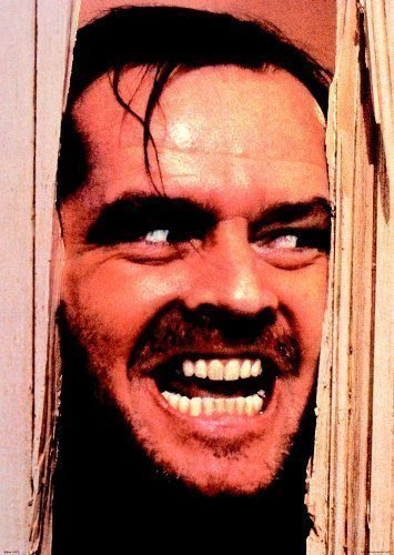 Póster de Papel de Jack Nicholson Kubrick de Película el Resplandor de 86.5cm x 61cm