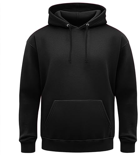 Star and Stripes Uni Sweat Capuche Sweat Shirt Capuche pour Homme et Femme à Capuche Sweatshirts - Noir, X-Large