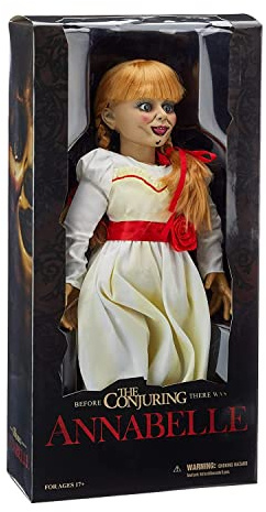 Mezco the Conjuring Annabelle Puppe, 14 years to 18 years, 50cm | The Conjuring 45.7 cm Doll Figure Prop Replica - Annabelle Doll