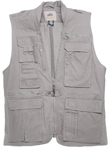 Humvee Photography Utility Vest With 21 Pockets | Perfect for Travel, Safari, Hunting, Camping & More 100% Cotton, Comfortable & Sturdy, Tactical & Safari Jacket | Vest for Men & Women