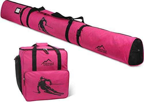 normani Skiset Kombiset Skitasche und Skischuhtasche 170 cm und 200 cm Farbe Pink Größe 200 cm