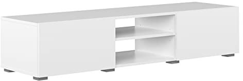 Symbiosis Podium Meuble Tv Blanc 140x42x31 cm