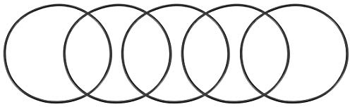 sourcing map 5 Stück O Ring Dichtungsringe Gummidichtung 42 mm AD 40 mm ID 1 mm Dicke Nitrilgummi NBR Unterlegscheibe Dichtungssatz für Dichtungselemente Hahnanschluss Reparatur Auto