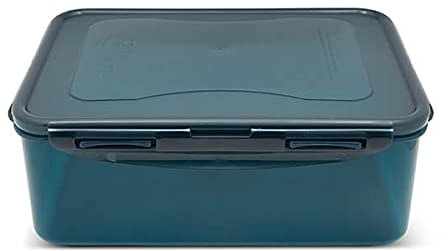 LocknLock Eco Food Containers with Lids - Rectangular 2.6 Ltr (25 x 18 x 9.3cm), Airtight, Watertight, BPA Free & Dishwasher Safe
