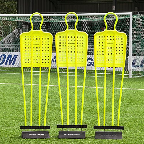 FORZA Astro Fußball-Dummies (Unterlage Werden enthalten) | Freistoß Dummies für Fussball | 3 Größe erhältlich | Eignen Sich für mehrere Oberflächen