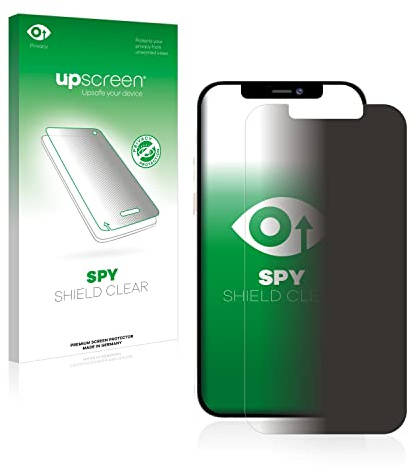 upscreen Blickschutzfolie für Apple iPhone 12 Pro Max | Anti-Spy Displayschutz Made in Germany Privacy Screen Protector Sichtschutz Blaulichtfilter Klare Folie