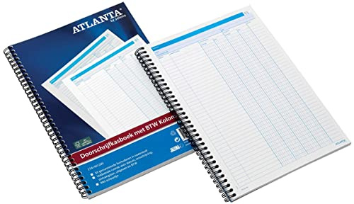 Écrire un livre de caisse Atlanta A4 50x2vel avec TVA