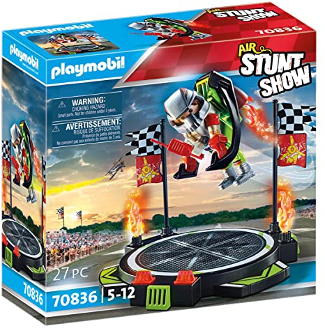 PLAYMOBIL Air Stuntshow 70836 Jetpack-Flieger mit abnehmbarem Funkgerät, Handschuhen, Helm und Brustpanzer, ab 5 Jahren