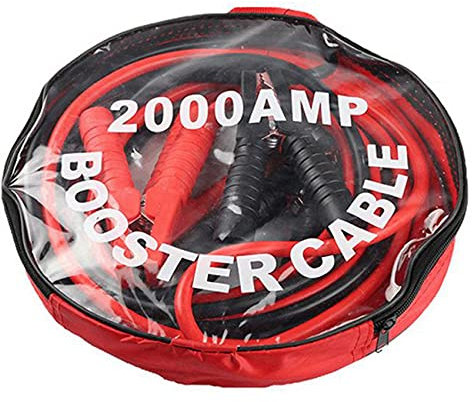 SHAPOKY Câble de démarrage d'urgence de voiture - 6 m - 2000 A - Avec protection de - Pour démarrage de batterie de voiture