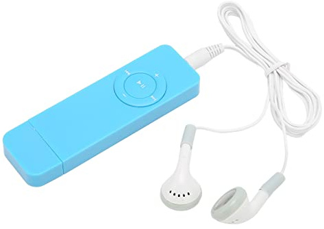 Kompakter und Tragbarer -MP3-Player, Verlustfreier Sound, Unterstützt Bis zu 64 GB für Studenten, die auf Reisen Sind (Blau)