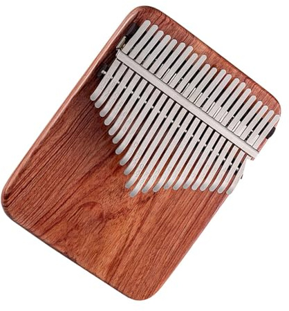 Afrikanisches Palisander-Kalimba-Instrument Mit 21 Tasten, Daumenklavier, Tragbares Fingerklavier Mit Kraftvollem Klang Tragbare Kalimba Instrument